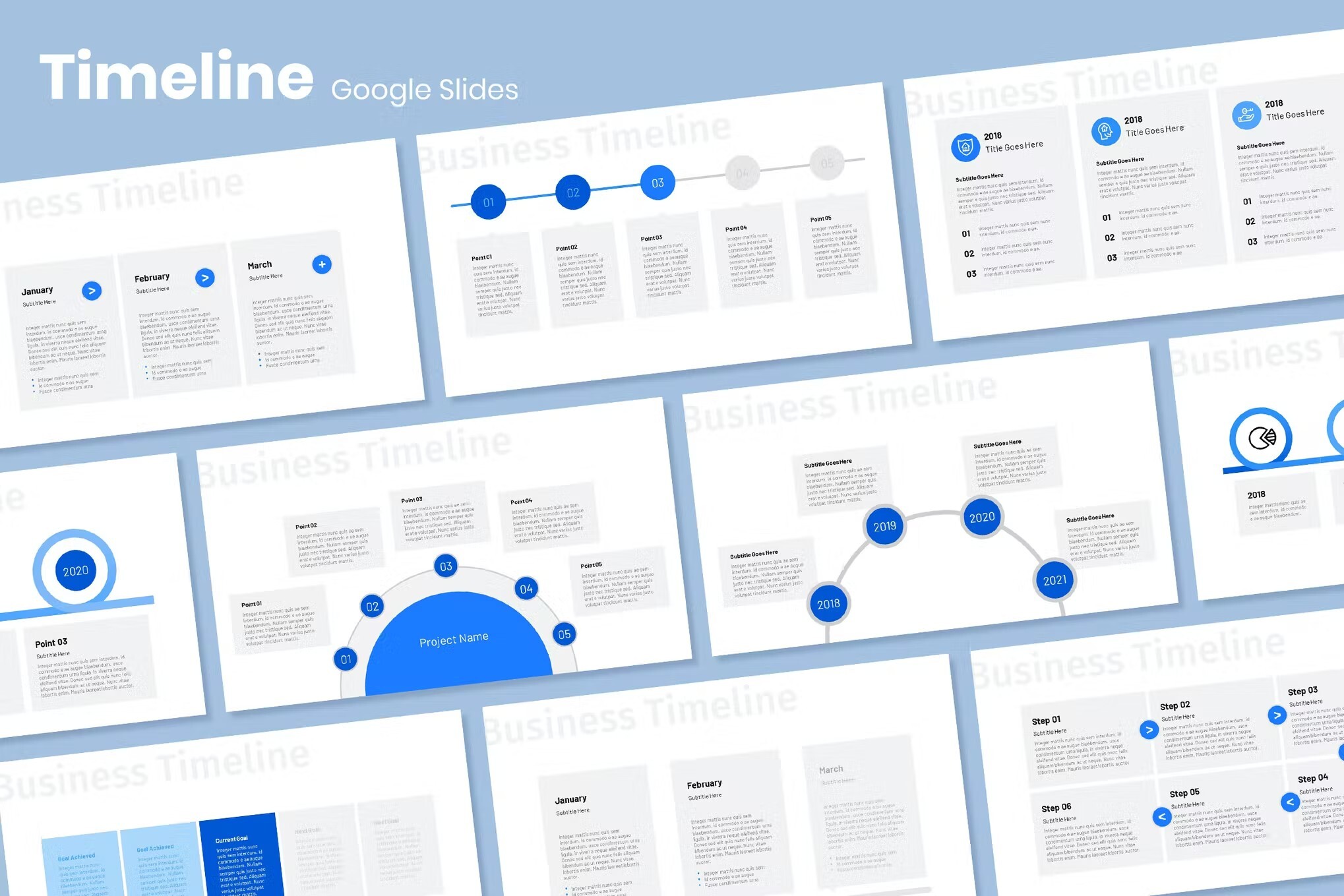 Google Slides Timeline Template