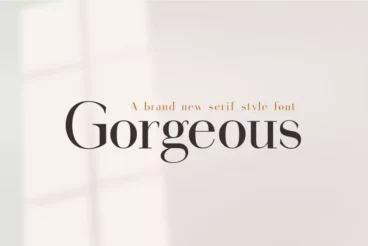 Gorgeous Clean Serif Font