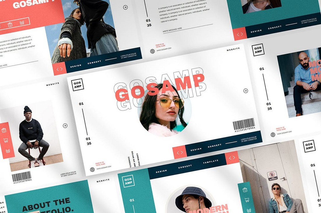 Gosamp - Urban Professional Powerpoint Template