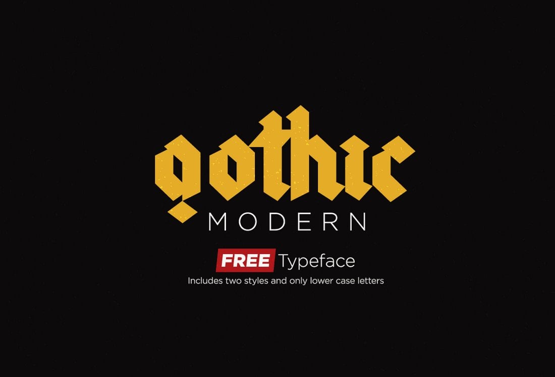 Gothic-Modern-Free-Gothic-Font 35+ Best Blackletter Fonts design tips 