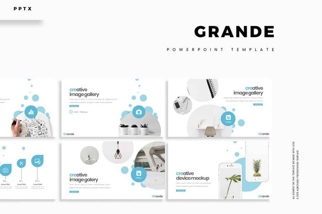 20 Simple  PowerPoint Templates  With Clutter Free Design 