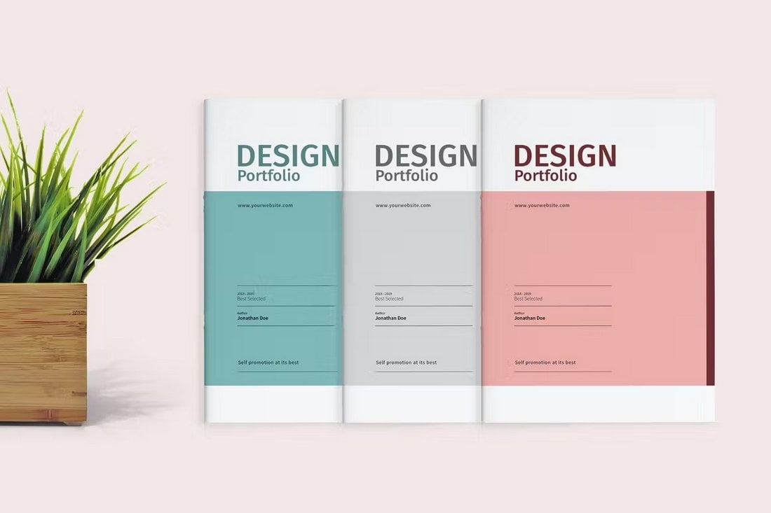 Graphic Design Portfolio InDesign Template