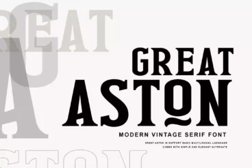 Great Aston Corporate Font