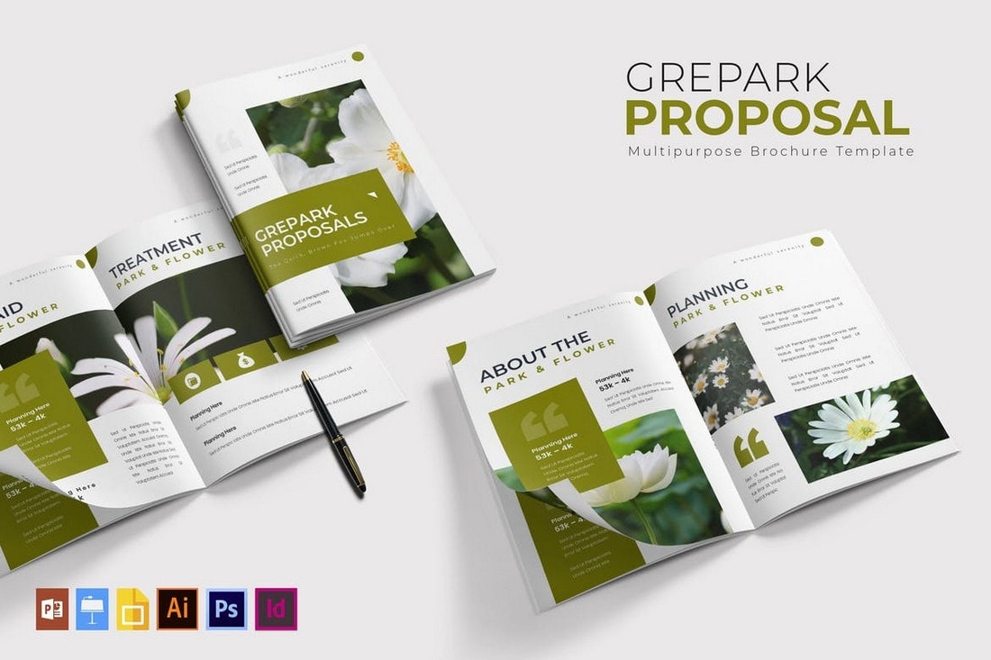 Grepark-Modern-Proposal-Brochure-Template 70+ Modern Corporate Brochure Templates design tips 