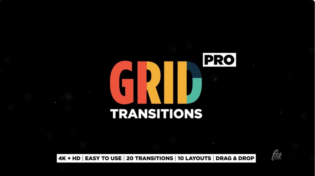 Grid Transitions for After Effects