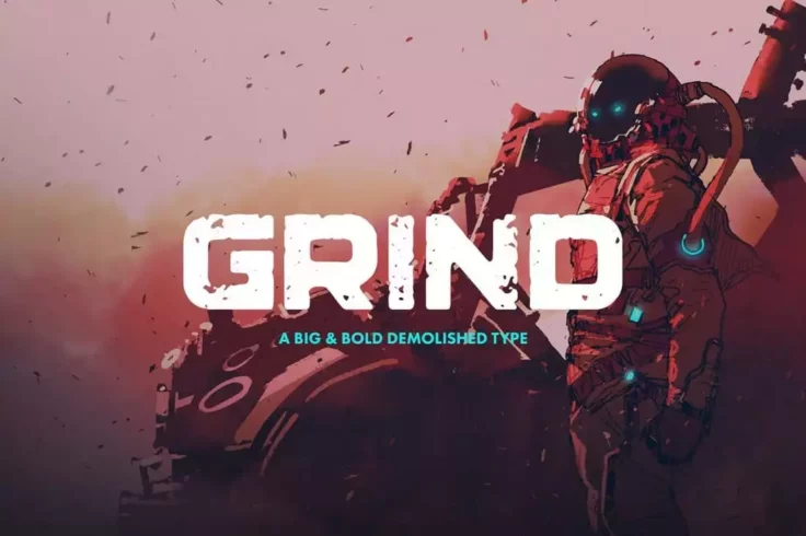 View Information about Grind Bold Gaming Font