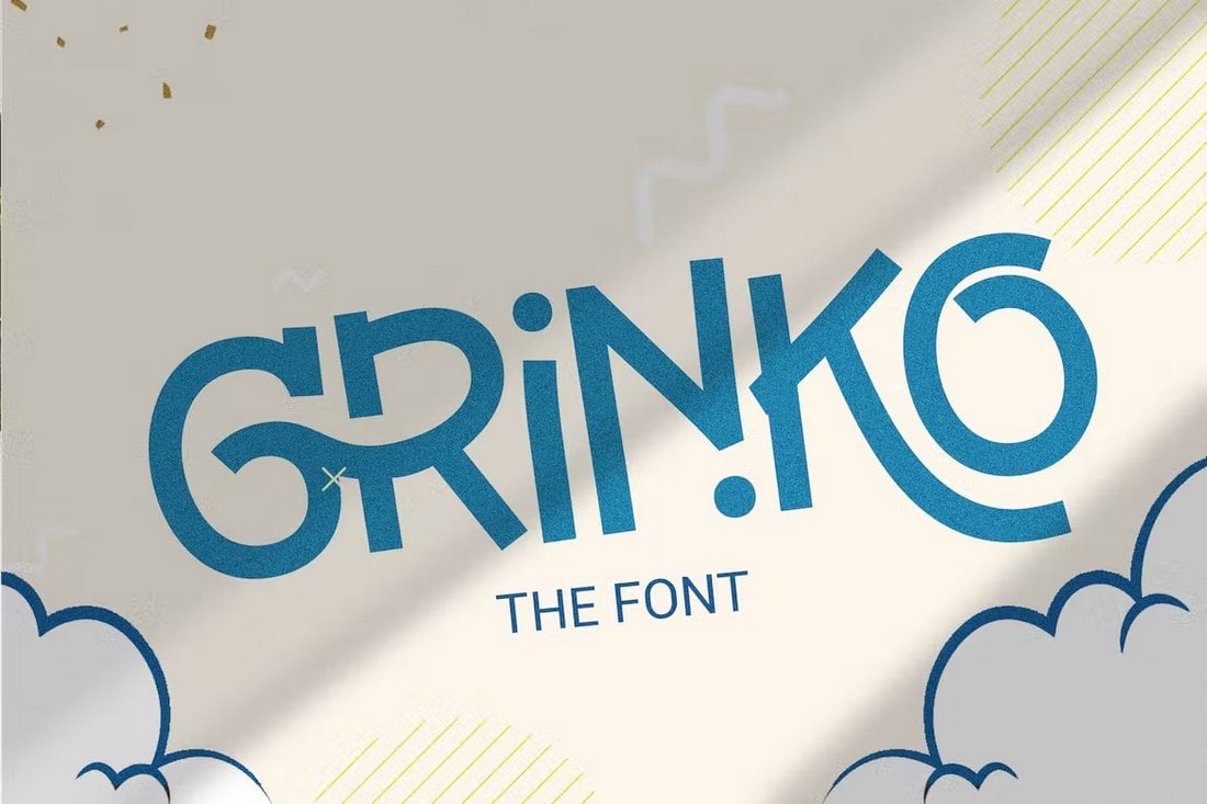 Grinko - Phông chữ Logo thú vị