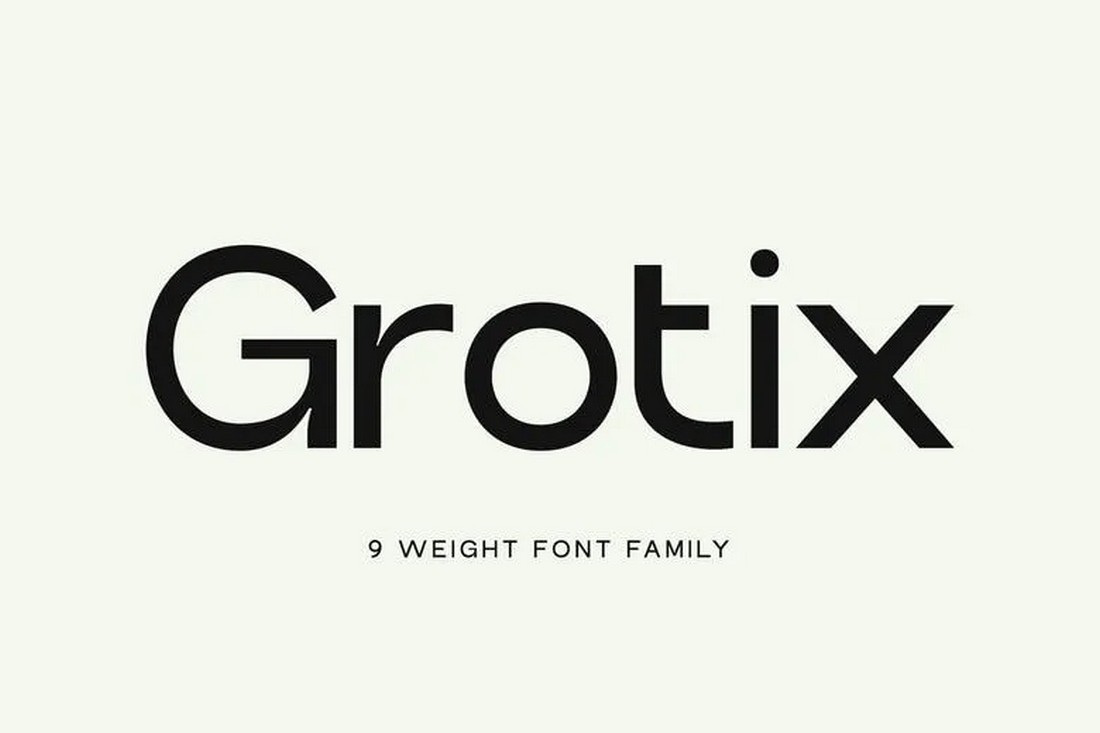 Grotix - Free Resume Font