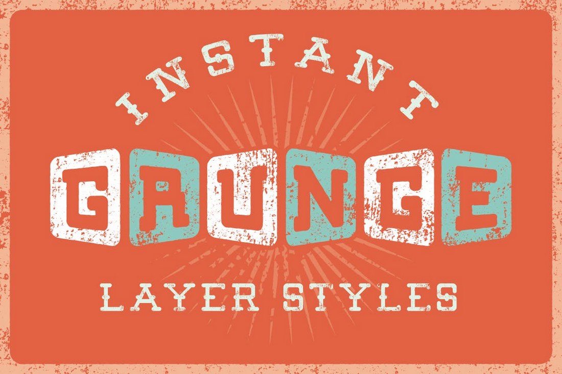 Grunge-Text-Layer-Styles 30+ Best Retro Text Effects & Styles design tips 