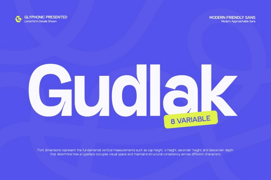 Gudlak - Free Small Text Font