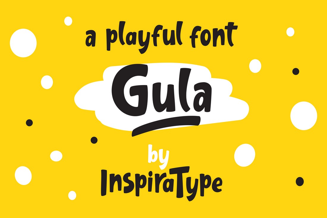 Gula - Font Gemuk Playful Gratis