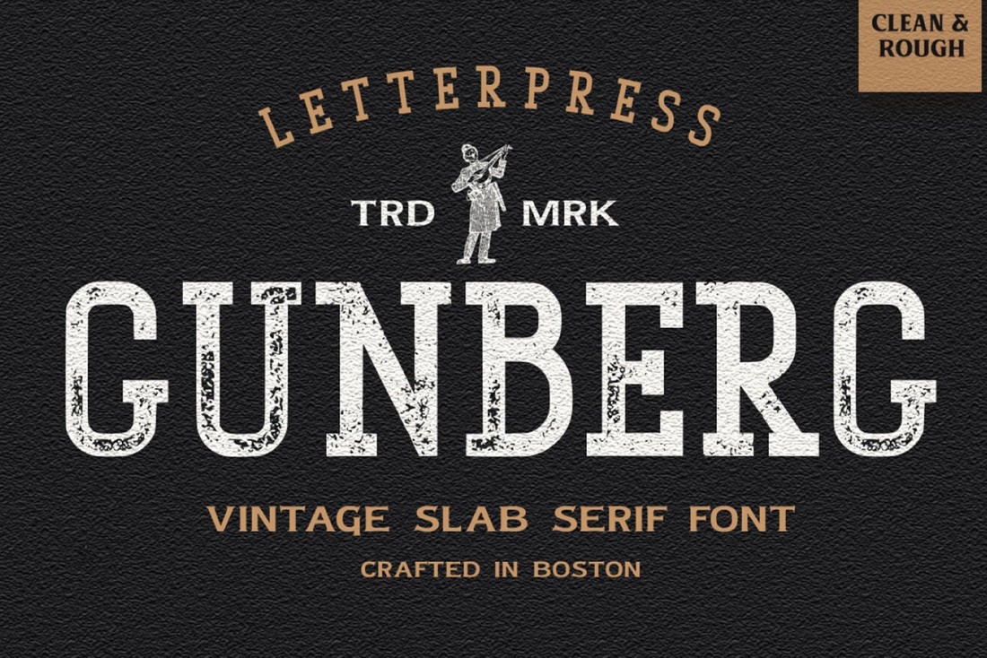 Gunberg - Free Old Western Font