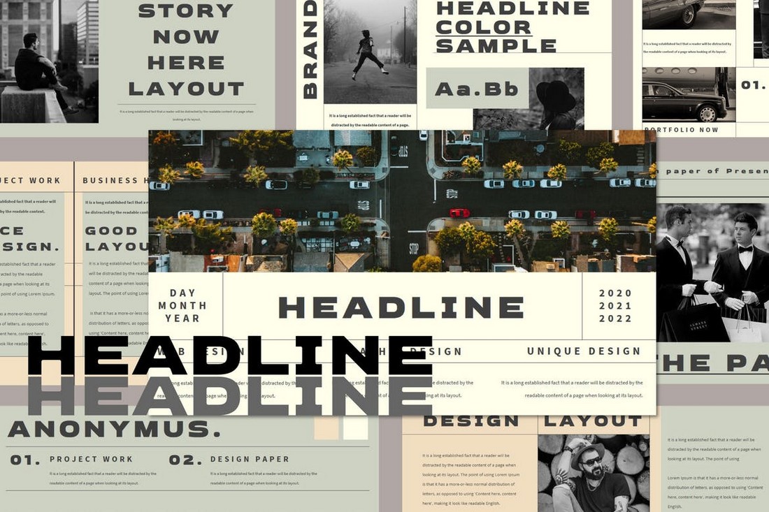 HEADLINE - Creative Powerpoint Template