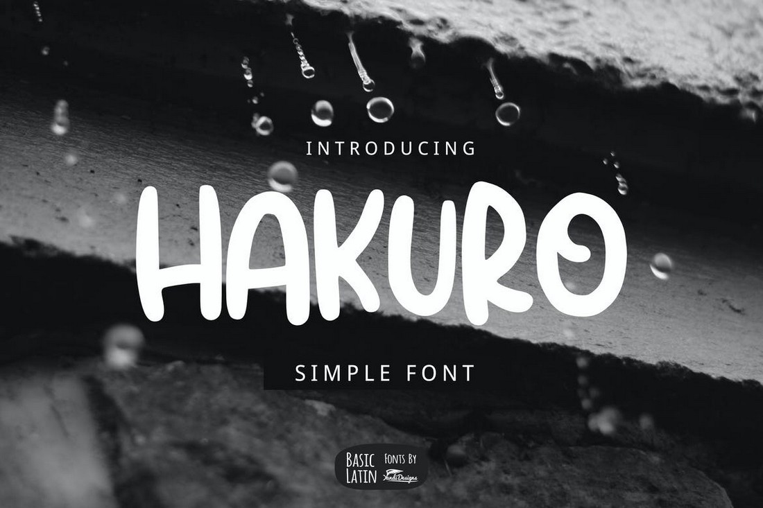 Hakuro-Simple-Marker-Font 20+ Best Marker Fonts for Creative Typography 2022 design tips 