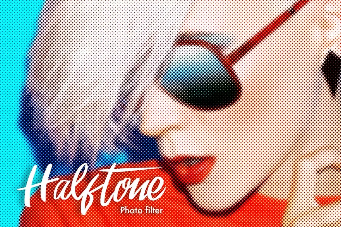 Halftone Comic Book Photoshop Actions