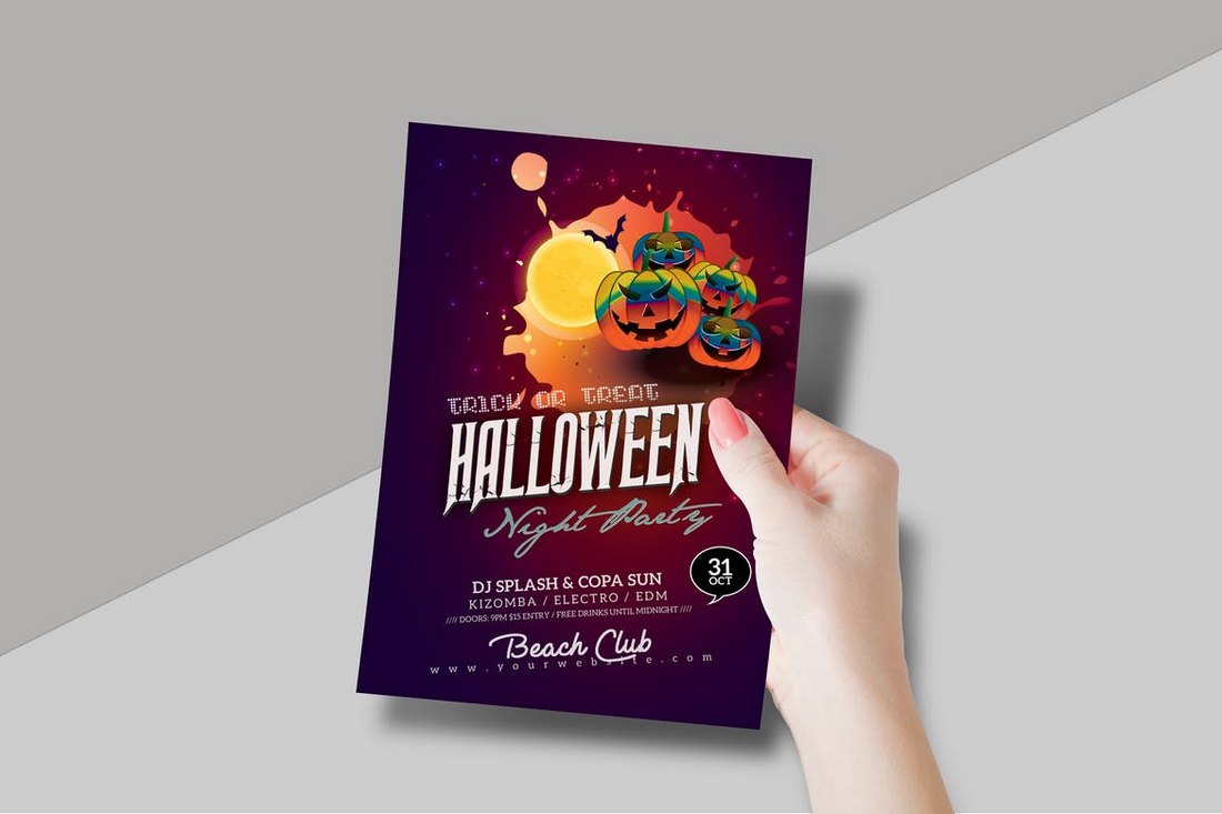 Halloween-Club-Party-Flyer 20+ Halloween Flyer Templates design tips 