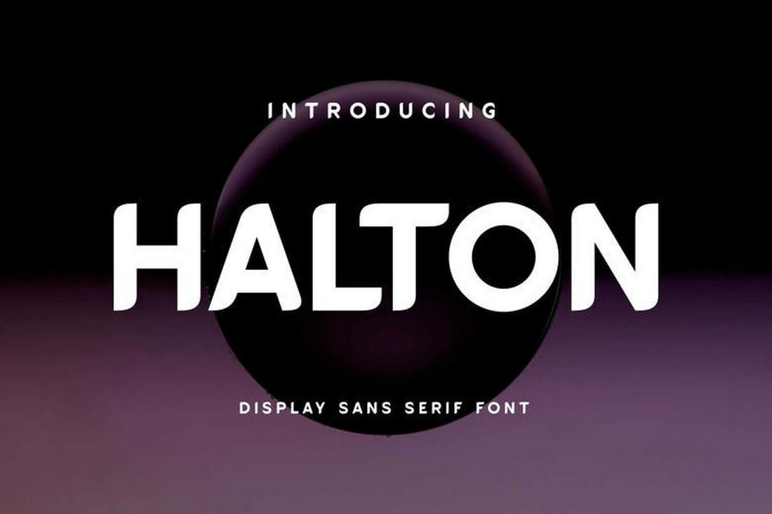 Halton - Free Font for Captions