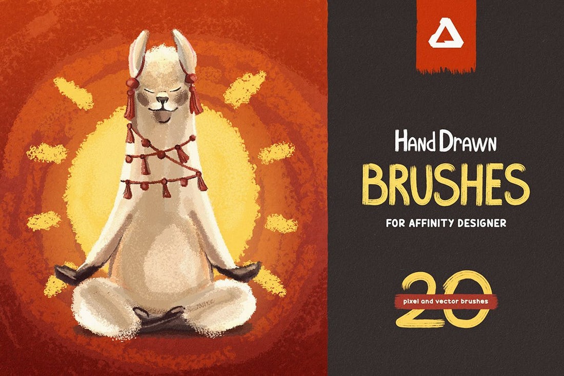 Hand-Drawn-Brushes-for-Affinity-Designer 15+ Best Affinity Designer Brushes design tips 