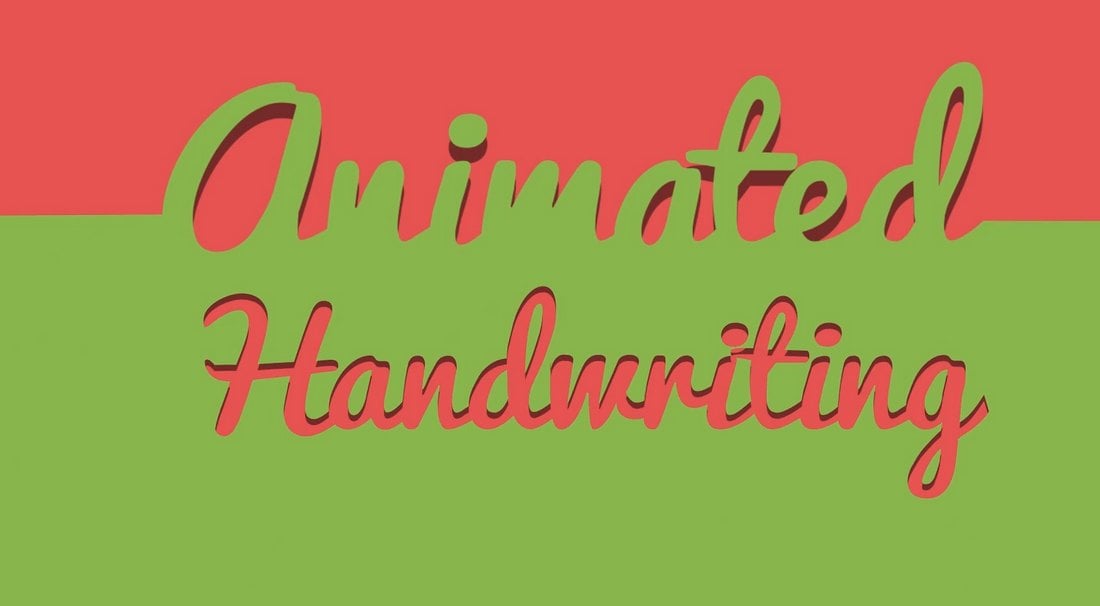 Handwritten Animated Font Templates for After Effects