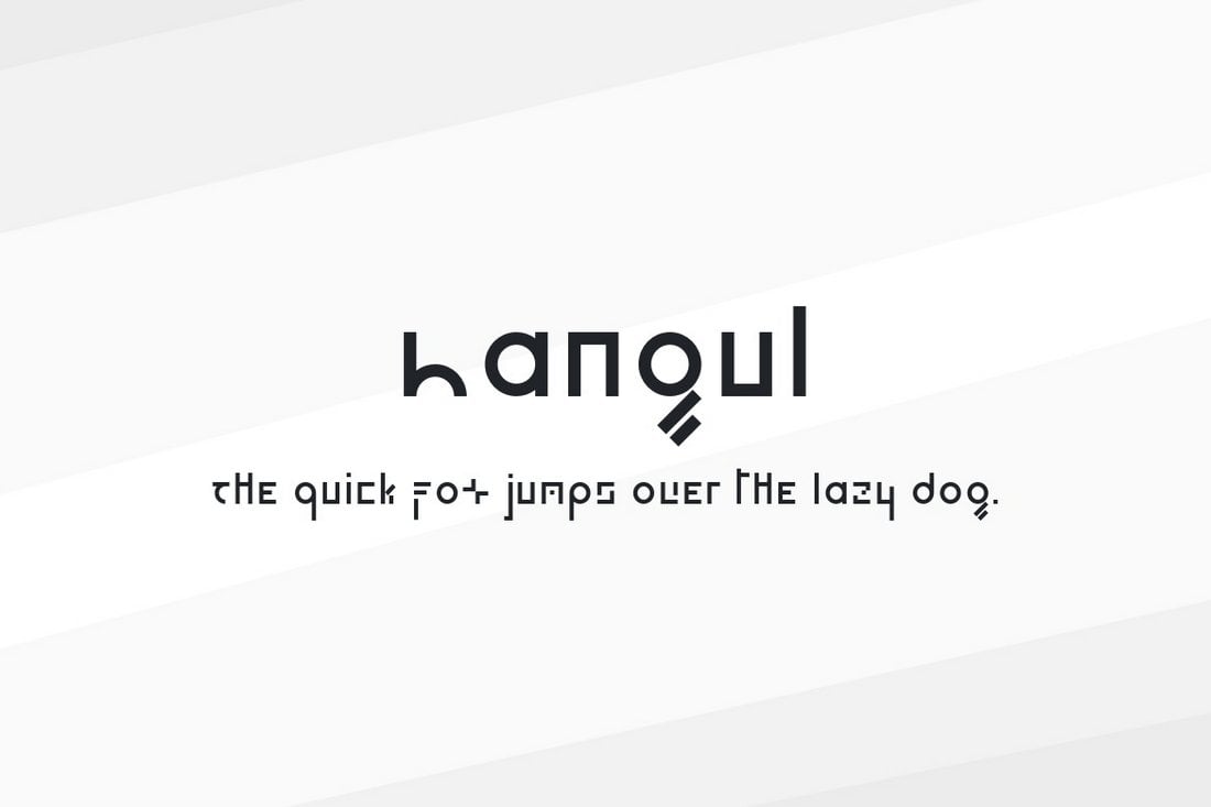 Hangul - Free Korean Style Font