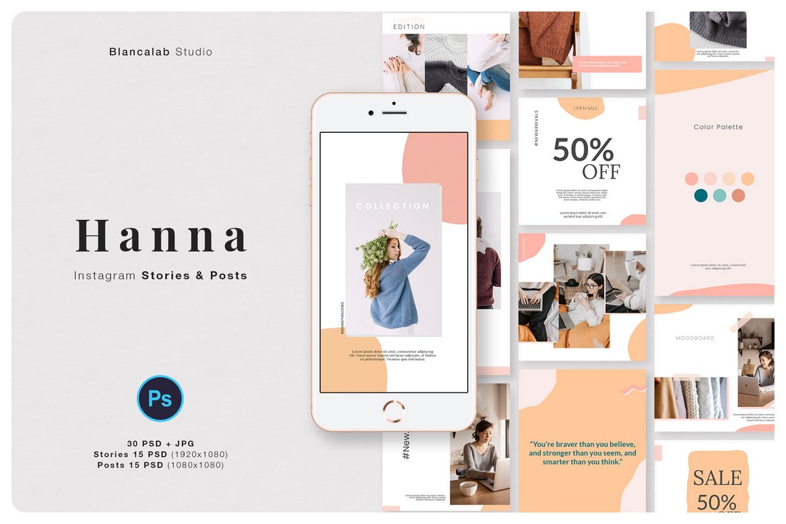 Hanna - Free Instagram Promo Templates