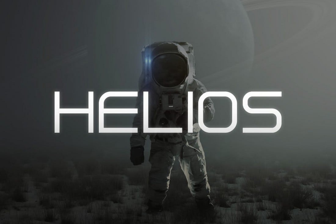 Helios - Font Sampul & Judul untuk Buku