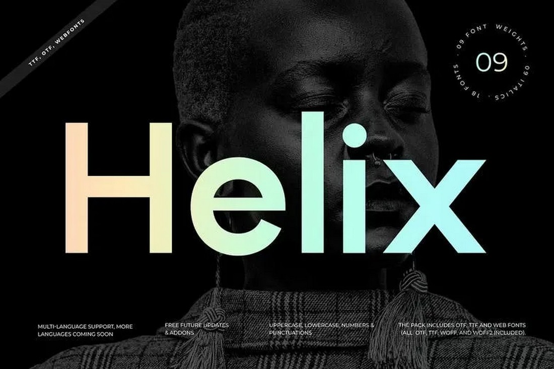 Helix - Free High-Contrast Font