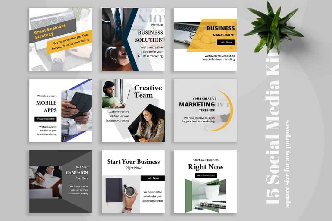 90+ Best Social Media Kit Templates & Graphics 2025 | Design Shack