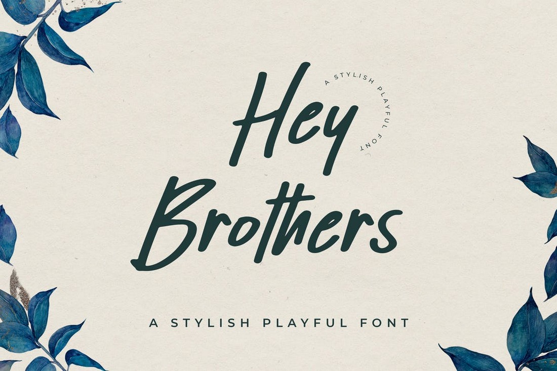 Hey-Brothers-Stylish-Friendly-Font 25+ Best Friendly & Simple Fonts in 2022 (Free & Premium) design tips 