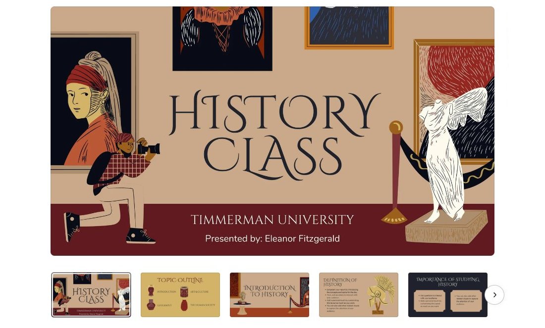 microsoft powerpoint template for history presentations