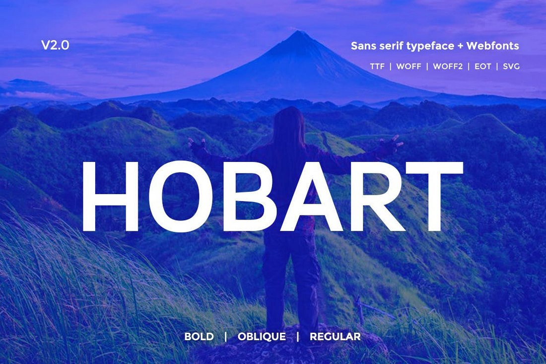 Hobart - Typeface Mínima