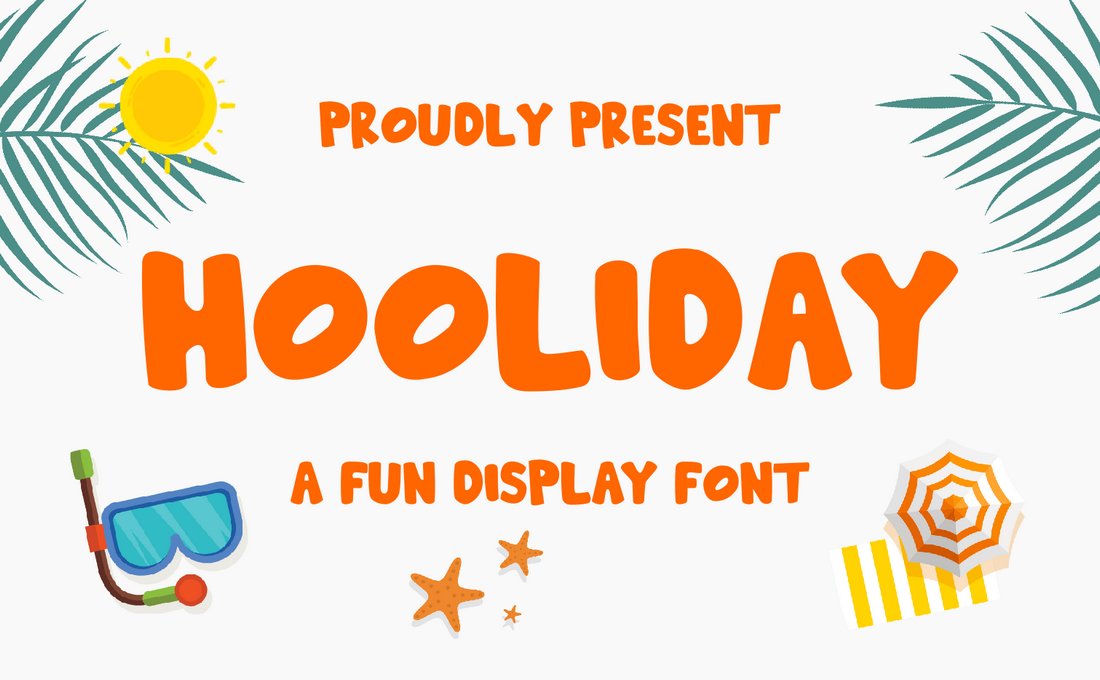 Hooliday-Fun-Display-Font 30+ Best YouTube Fonts (For Thumbnails + Videos) 2020 design tips 