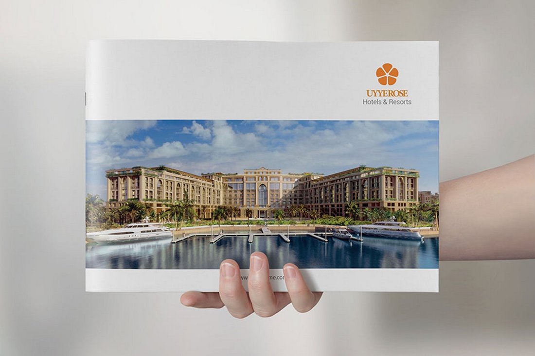 Hotel-Corporate-Brochure-Template 70+ Modern Corporate Brochure Templates design tips 