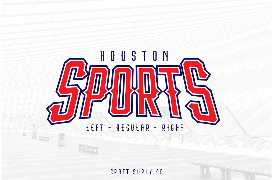 Houston Sports - Free Display Font