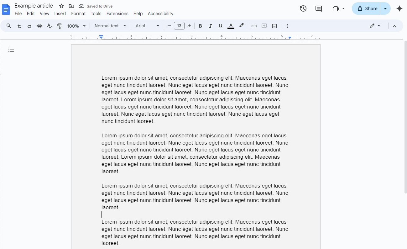 How to Change Margins in Google Docs 3