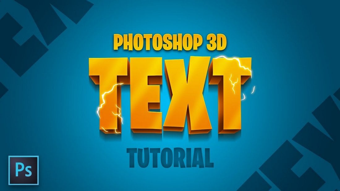 How to Make 3D Text in Photoshop