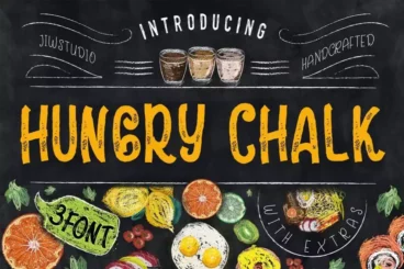 Hungry Chalk Typeface