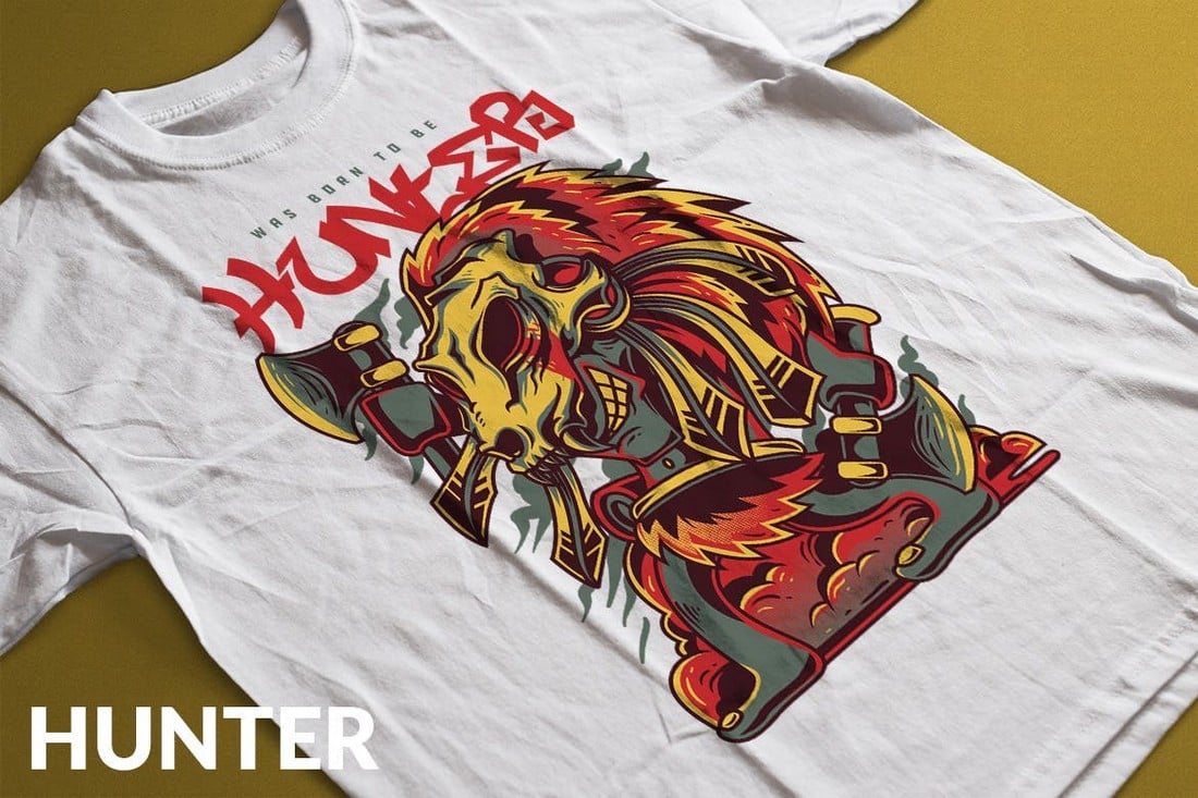Hunter - Cool T-Shirt Design Template