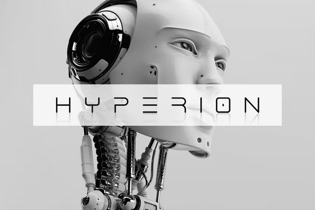 Hyperion-Futuristic-Cyberpunk-Font 20+ Best Cyberpunk Fonts 2022 design tips