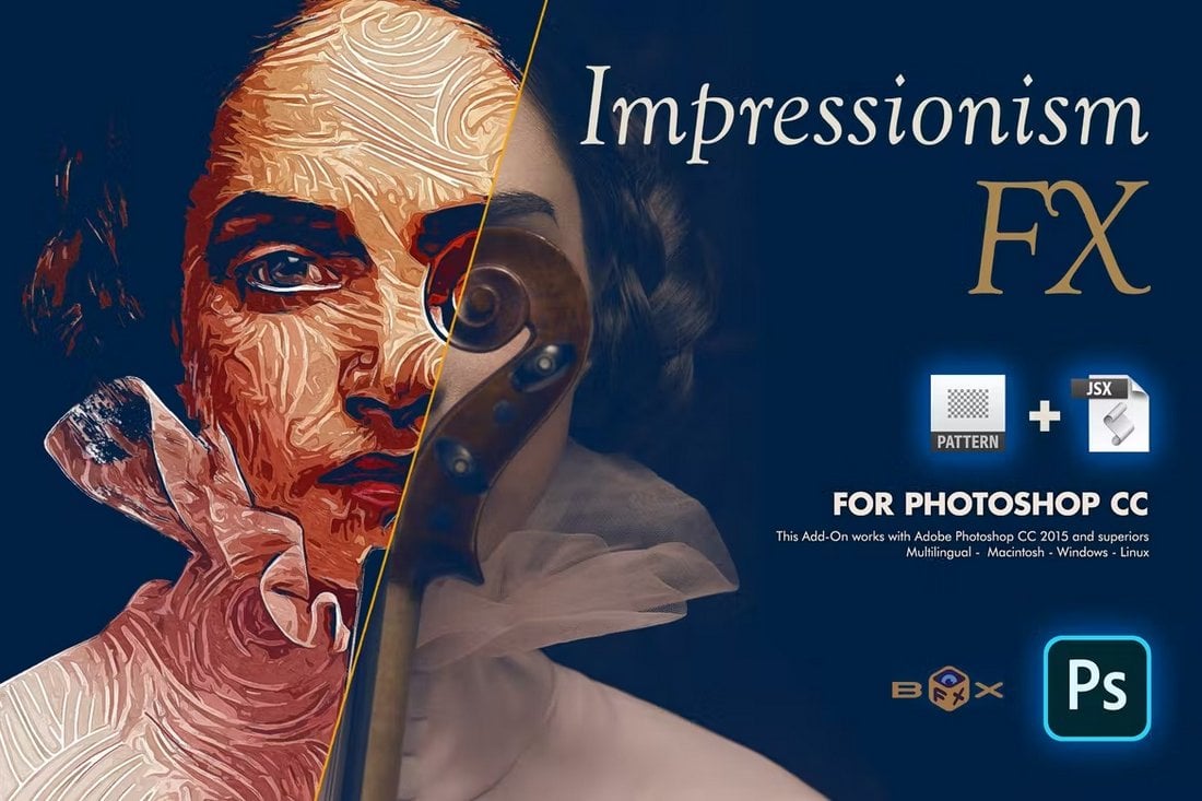 Impressionism Paint FX Photoshop Plugin