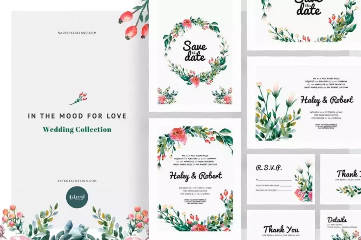 View Information about In the Mood for Love Wedding Invitations Templates