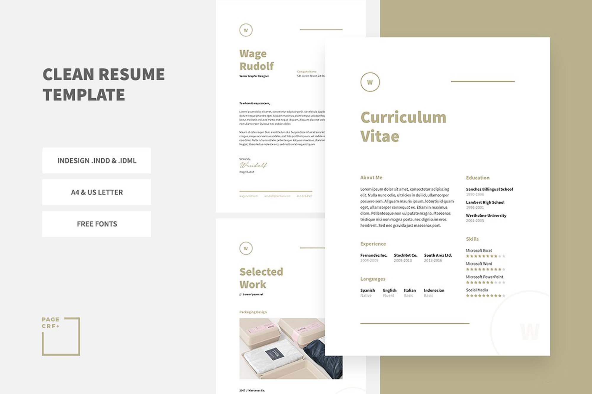 20  Best InDesign Resume Templates (INDD CV Templates) (2023)