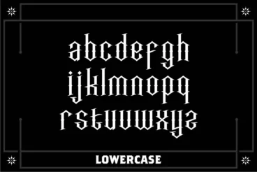 Second alternate image for Incognito Font