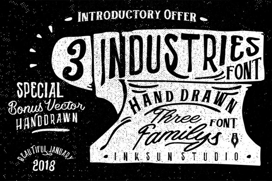 Industries - Free Label Font