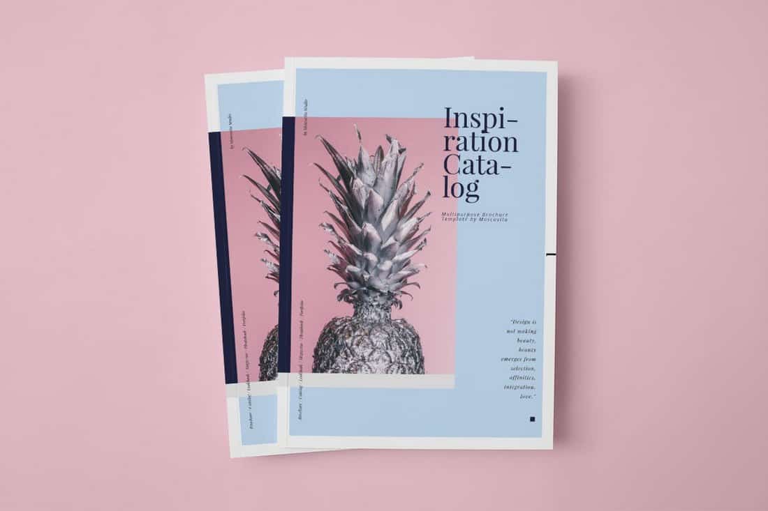 Inspiration Catalog Brochure Template