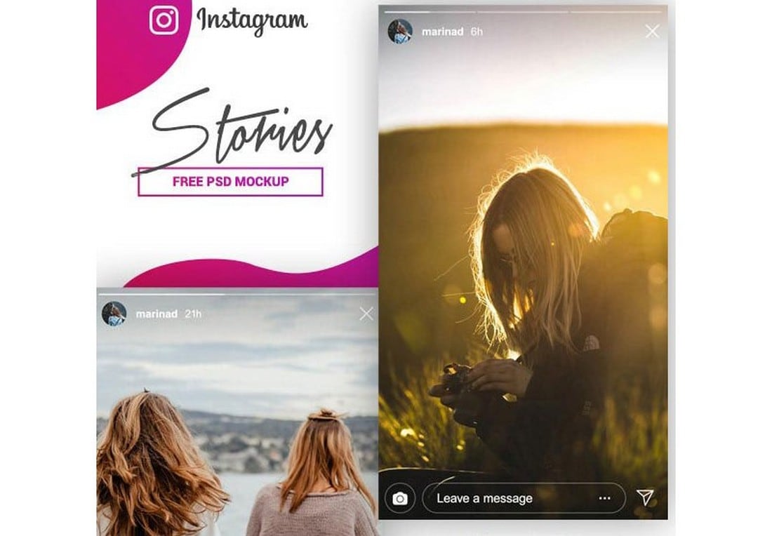 Download 25 Best Instagram Mockup Templates Story Post 2021 Design Shack