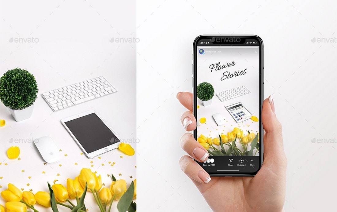 Download 30 Best Instagram Mockup Templates Story Post 2021 Design Shack