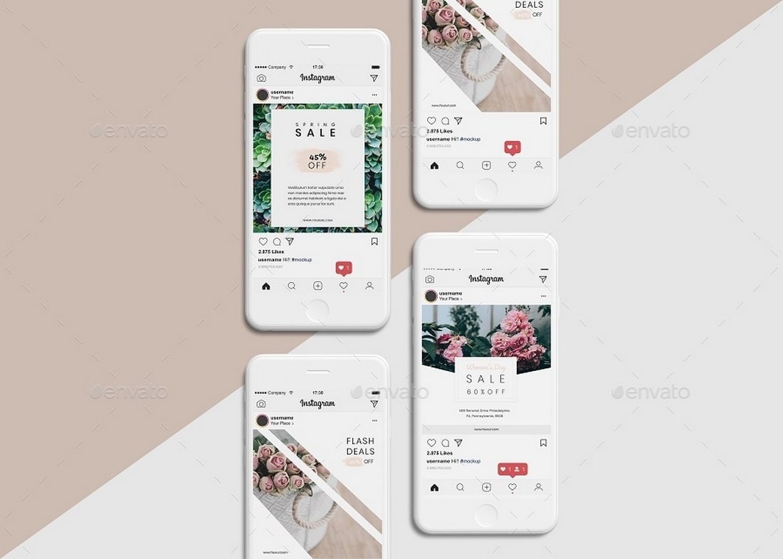 Download 25 Best Instagram Mockup Templates Story Post 2021 Design Shack