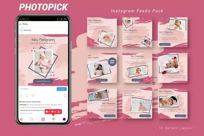 View Information about Photopick Instagram Profile Template