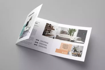 First alternate image for Minimal Interior Brochure Template